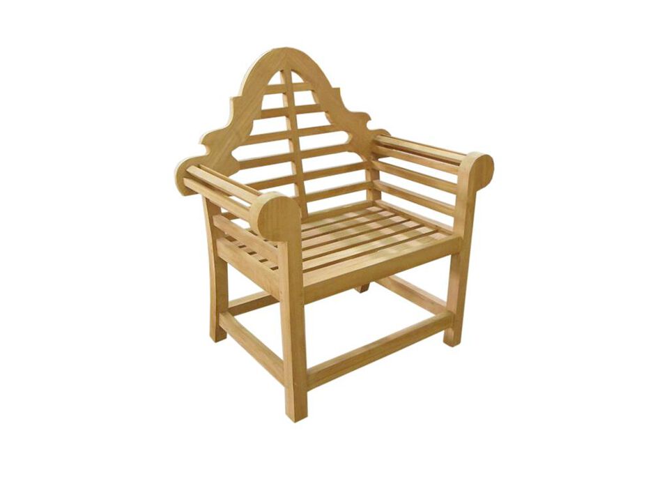 Teak Lutyen Arm Chair