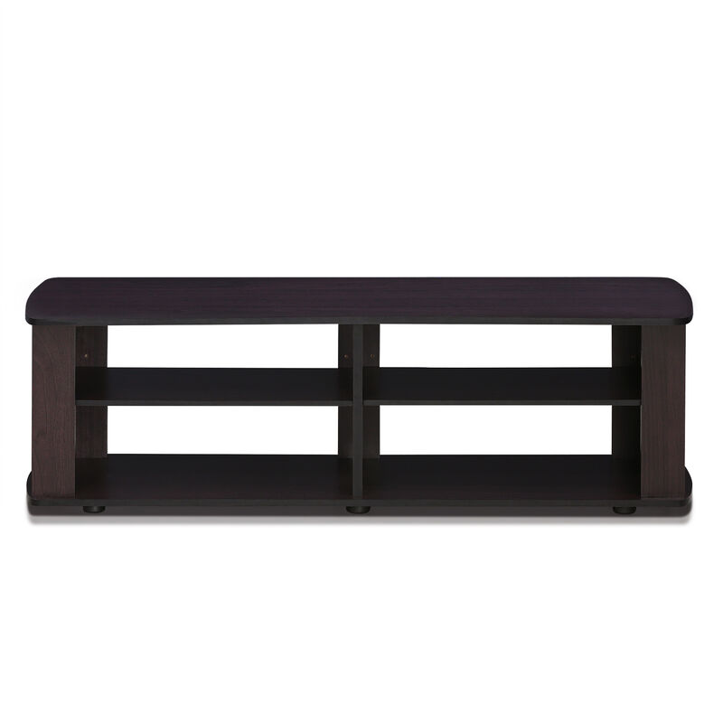 Furinno Furinno 11191DWN THE Entertainment Center TV Stand, Dark Walnut