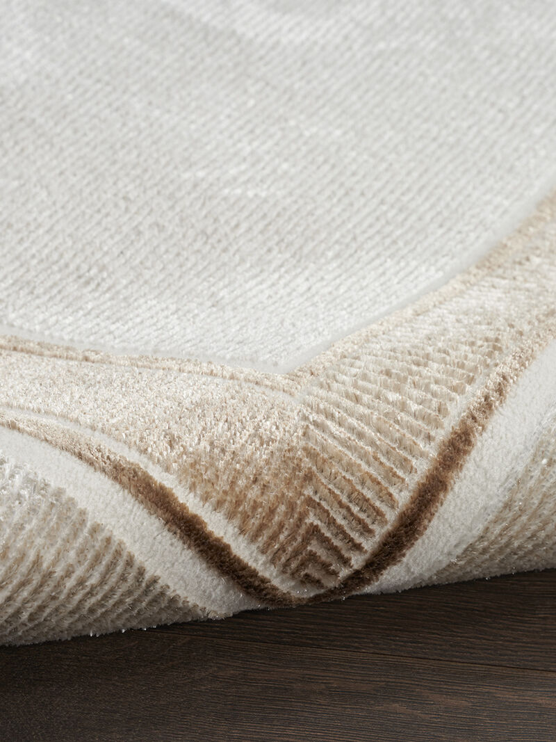 Glitz GLZ08 Ivory/Cream 2'3" x 7'6" Rug