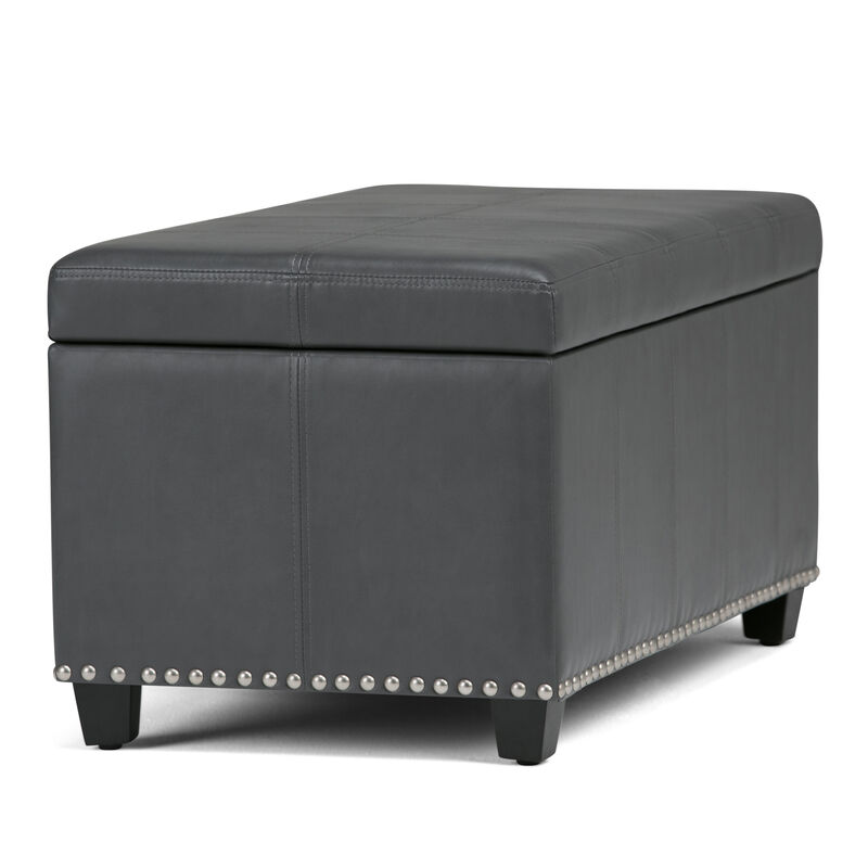 Simpli Home Amelia Storage Ottoman Bench image number 6