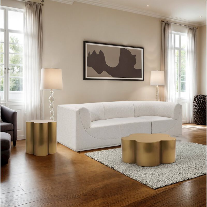 Meridian Furniture Lucky Gold Iron Coffee Table