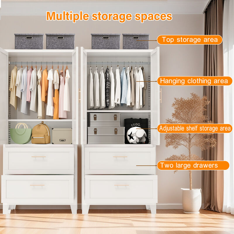 Jiflix Metal Wardrobe image number 2