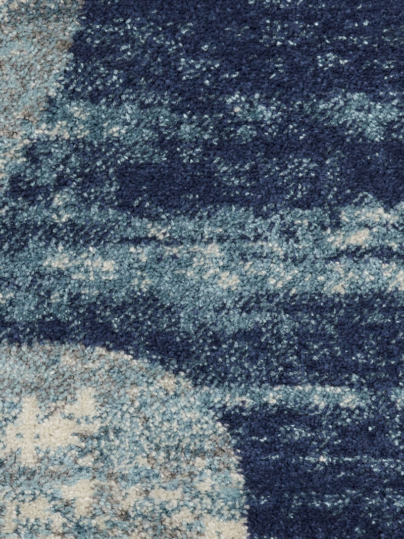 Tranquil TRA01 NAVLB 2' x 4' Rug image number 5