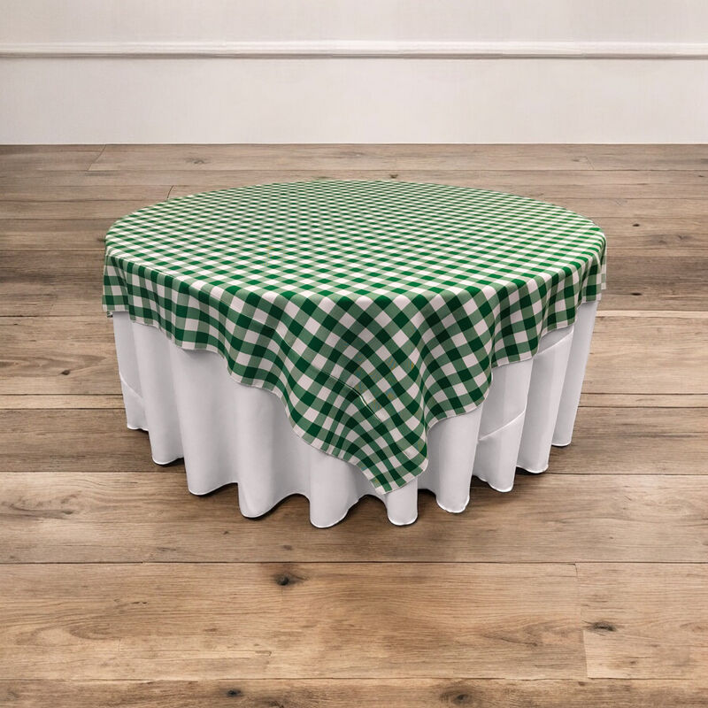 Square Polyester Checkered Tablecloth 72 by 72 Inch for Parties and Picnics image number 1