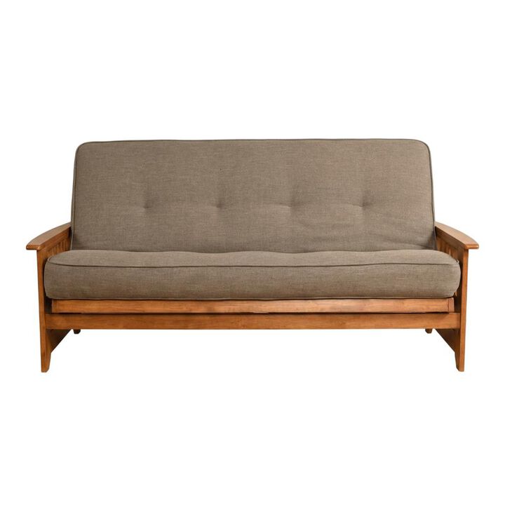 Phoenix Frame-Barbados Finish-Linen Stone Mattress