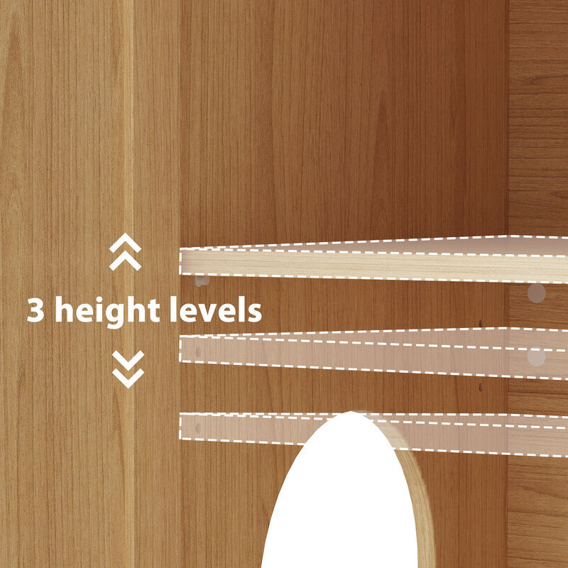 Cat Litter Box Enclosure with Lock Sisal Door, Modern Hidden Litter Box Furniture Cat Washroom Storage for Living Room image number 4