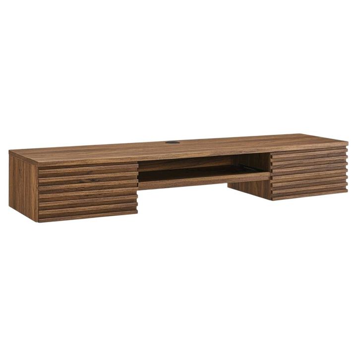 Wall Mount Wood Office Desk in Modern Design for Computer Workstations