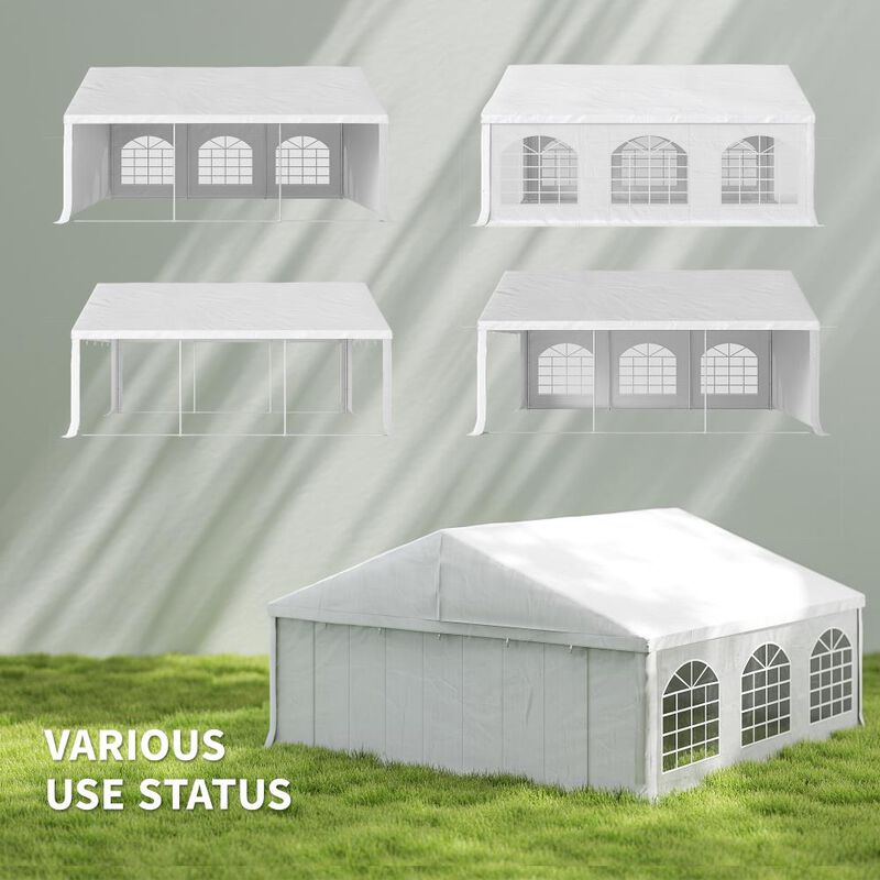 Hivvago Patio Gazebo Canopy Tent for Weddings and Events image number 3