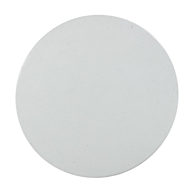 Rose Faux Terrazzo and Terracotta Indoor / Outdoor Round Concrete Dining Table