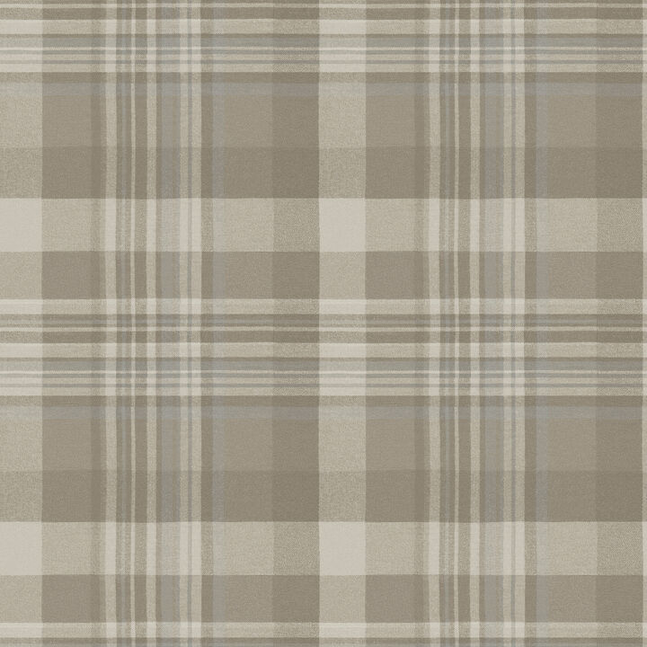 Dutton Plaid Light Brown Wallpaper