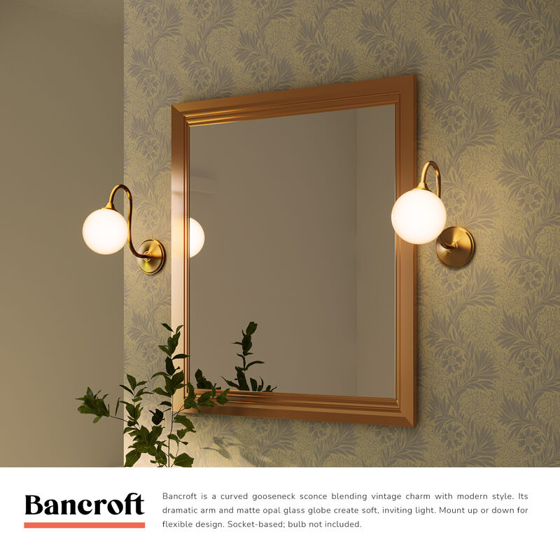 Bancroft 12-in Damp-Rated Wall/Vanity Light image number 7