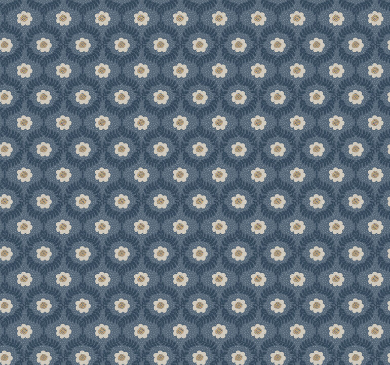 Emma Navy Wallpaper
