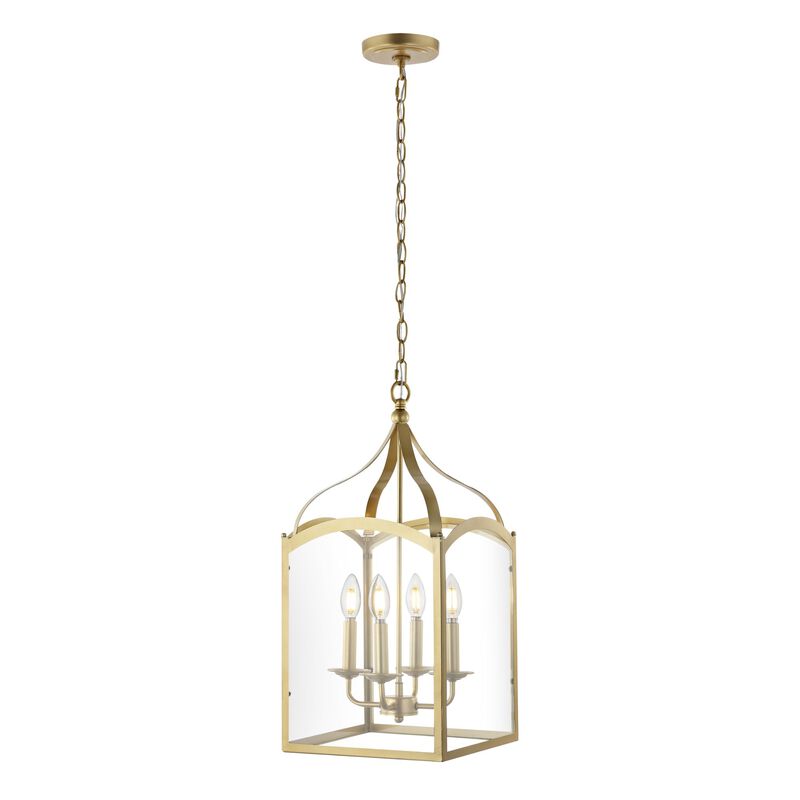 Ruth Traditional Classic Lantern Metal/Glass LED Pendant