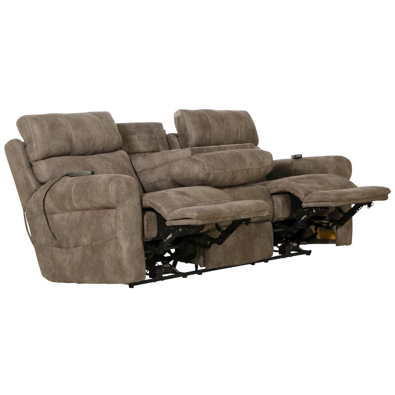 Catnapper Tranquility Power Lay Flat Recliner with Power Adjustable Headrest & Lumbar