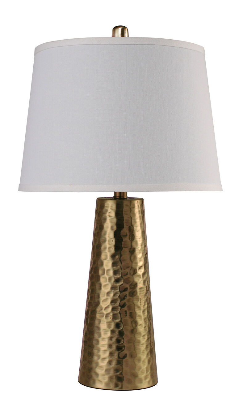 Streamdale 25"H A.B. Leaf Hammered Table Lamp (1 Piece)
