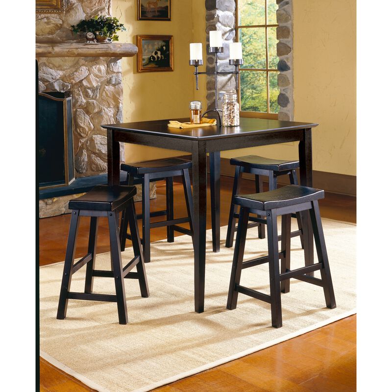 Streamdale 29'' Bar Stools, Saddle Seat Wood (Set of 2) image number 6