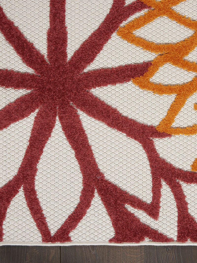 Aloha ALH05 Red/Multicolor 3' x 5' Rug