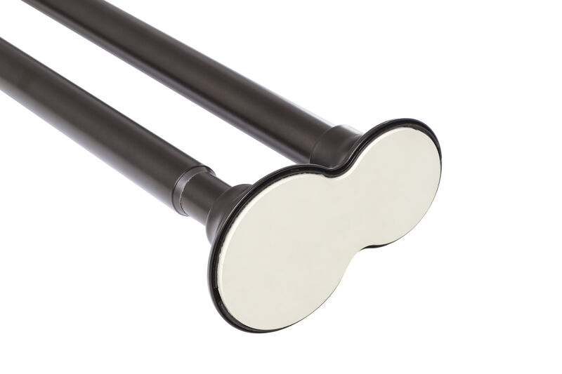 Adjustable 72 Proof Aluminum Double Shower Curtain Rods image number 3
