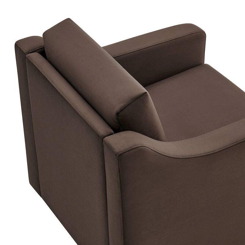 Liora Performance Velvet Armchair image number 6