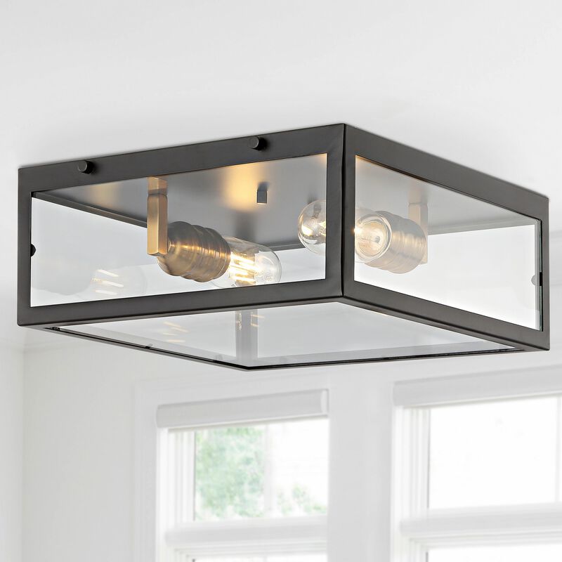 Grayson Metal/Glass LED Flush Mount