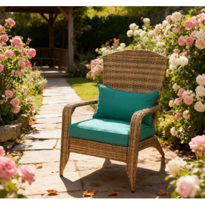 Hivvago Patio Adirondack Chair with Cushions