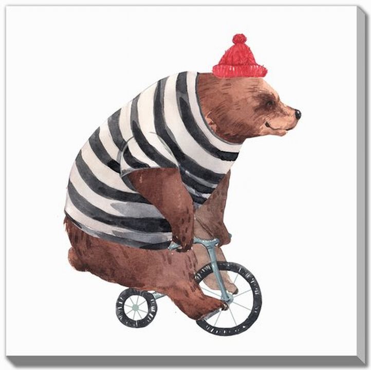 Bear On A Bike