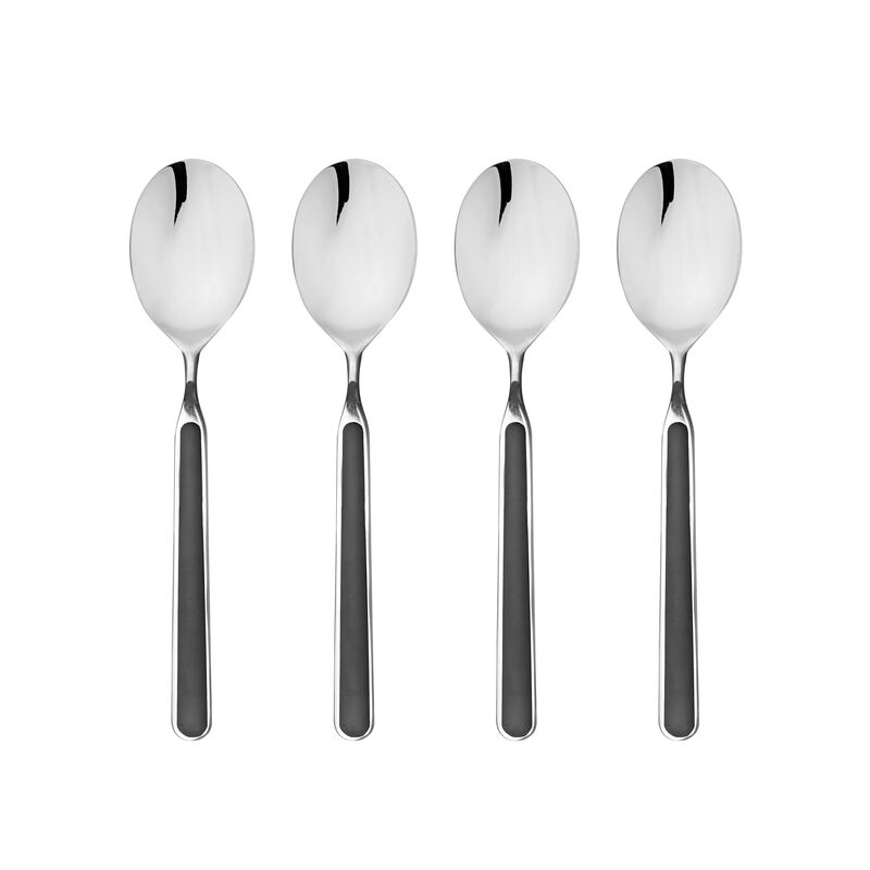 Fantasia 4-Piece American Coffee Spoon Set in Black