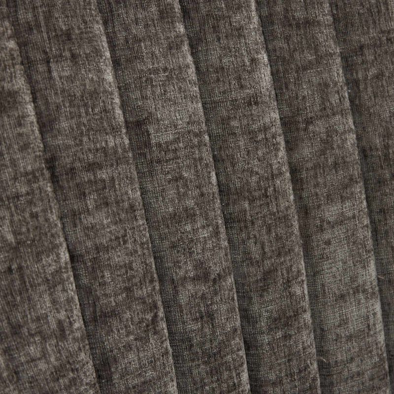 Set of 2 Upholstered Dining Chairs with Comfy Fabric and Stainless Steel Legs