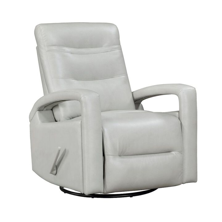 Lexicon Camden Faux Leather Swivel Glider Reclining Chair