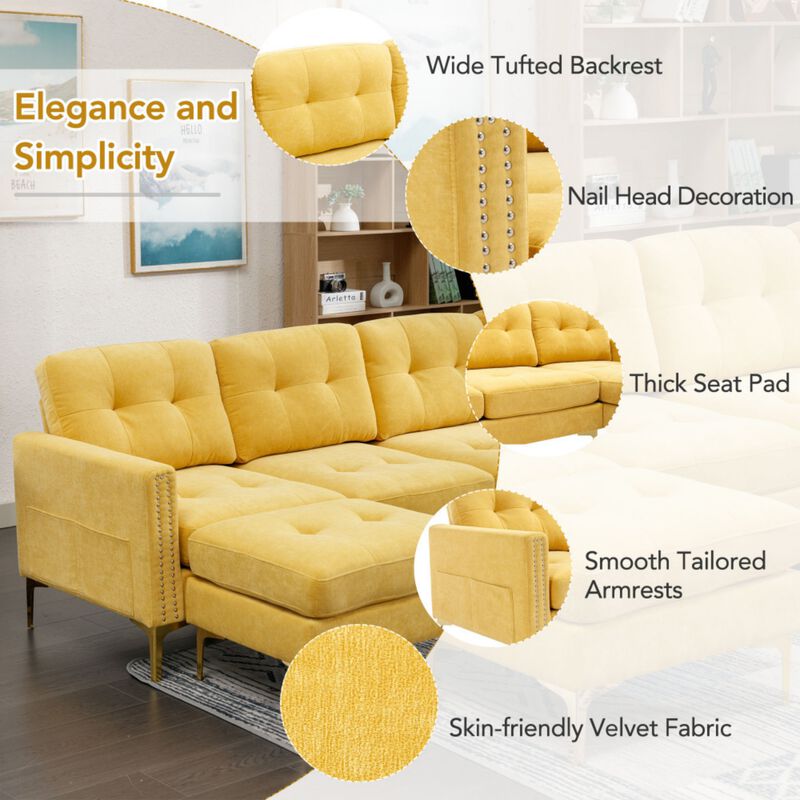 Celit U-Shape Sectional Sofa image number 4