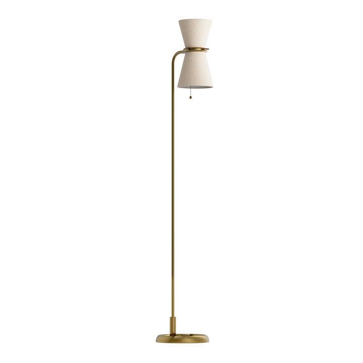 Gable Oyster Floor Lamp
