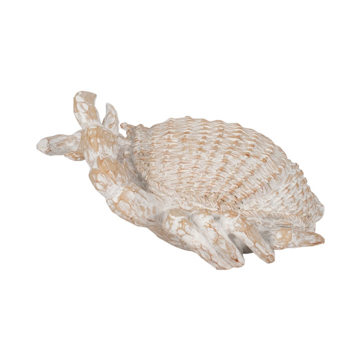 Resin Wicker Crab