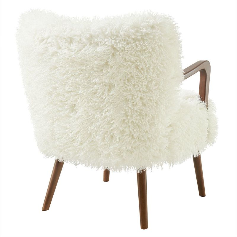 Zerra Faux Shearling Accent Armchair image number 4