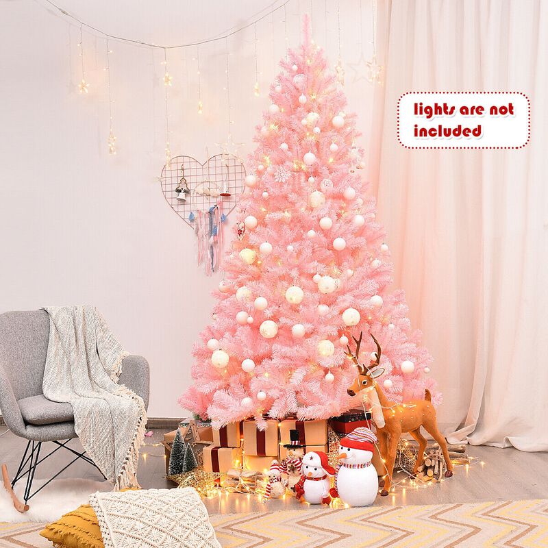 Hinged Artificial Christmas Tree Full Fir Tree for Lush Holiday Decor and Easy Setup