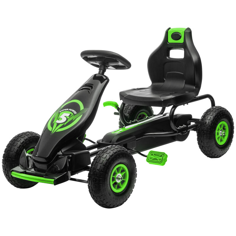 BreeBe Ergonomic Pedal Go Kart Kids Ride-on Toy with Tough, Wear-Resistant Tread image number 0