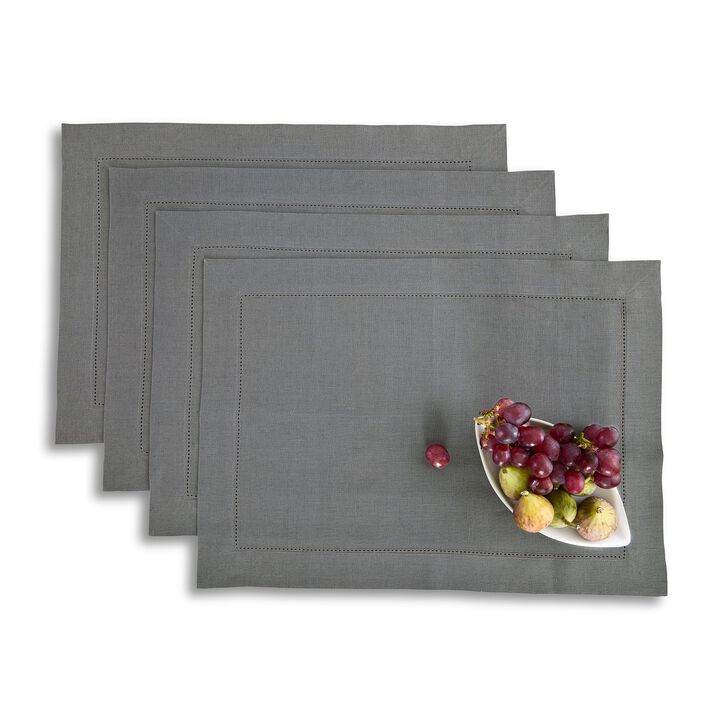 Linen Placemats - Classic Hemstitch