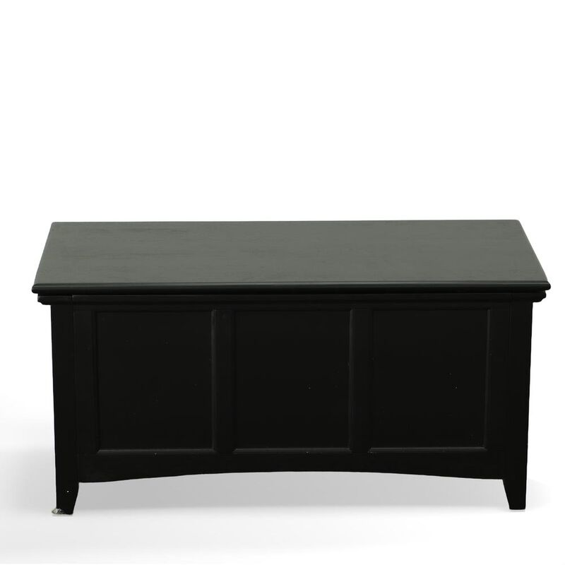 Carolina Living Aura Storage Chest - Antique Black