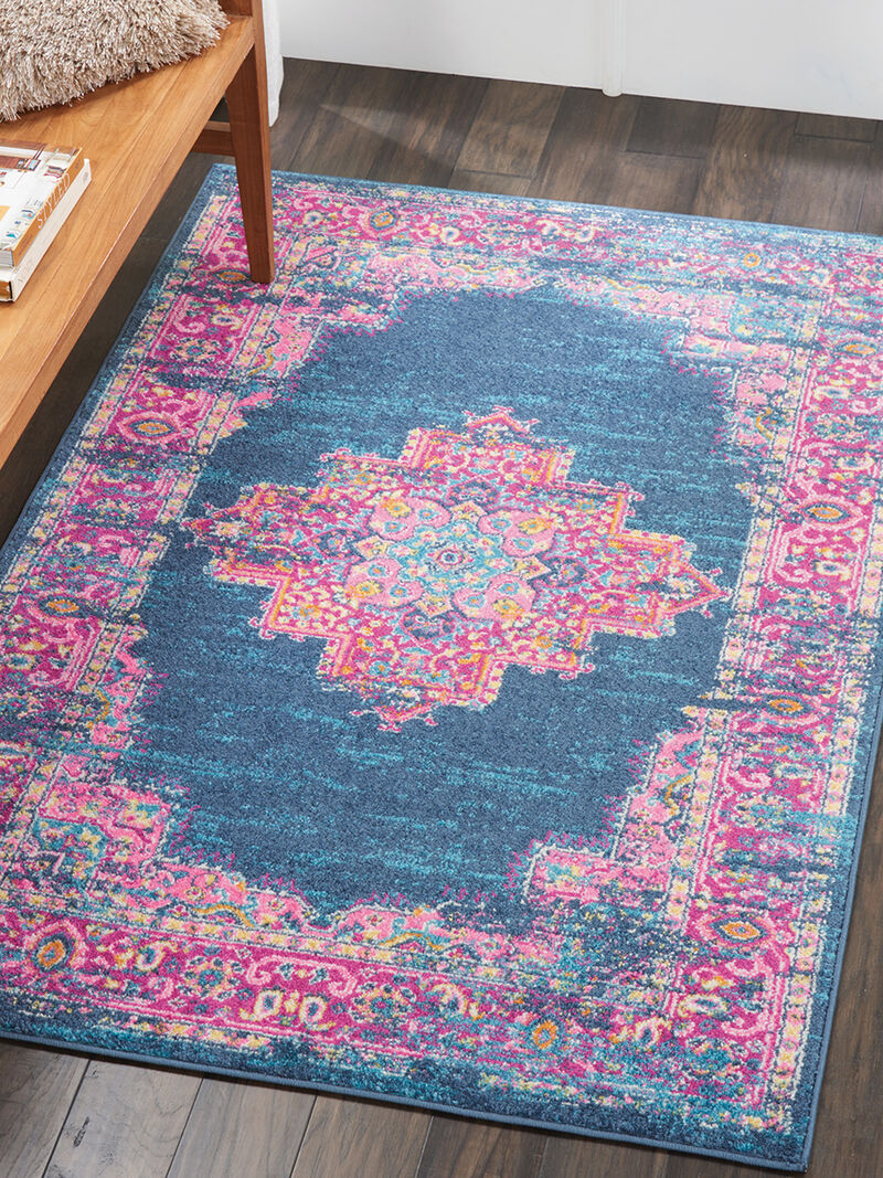 Passion PSN03 Blue 3'9" x 5'9" Rug