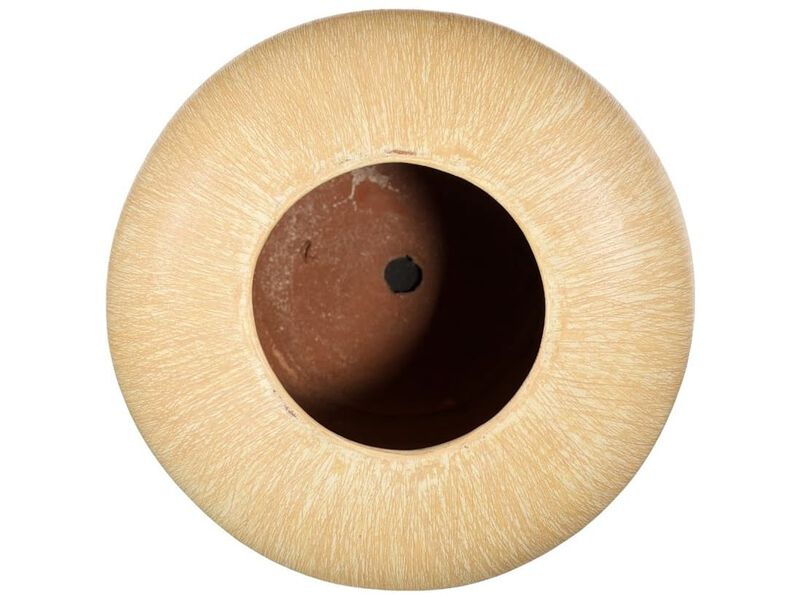 Canary Wash Yellow Bulb Vase image number 2