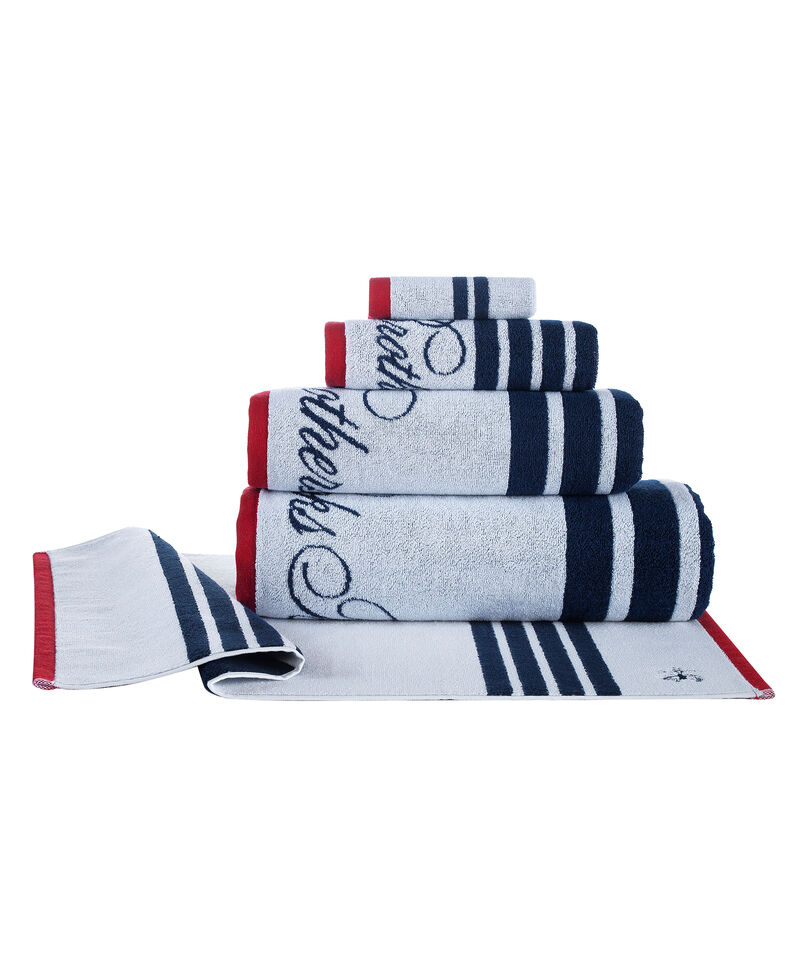 Brooks Brothers Nautical Blanket Stripe 2 pcs Bath Sheets