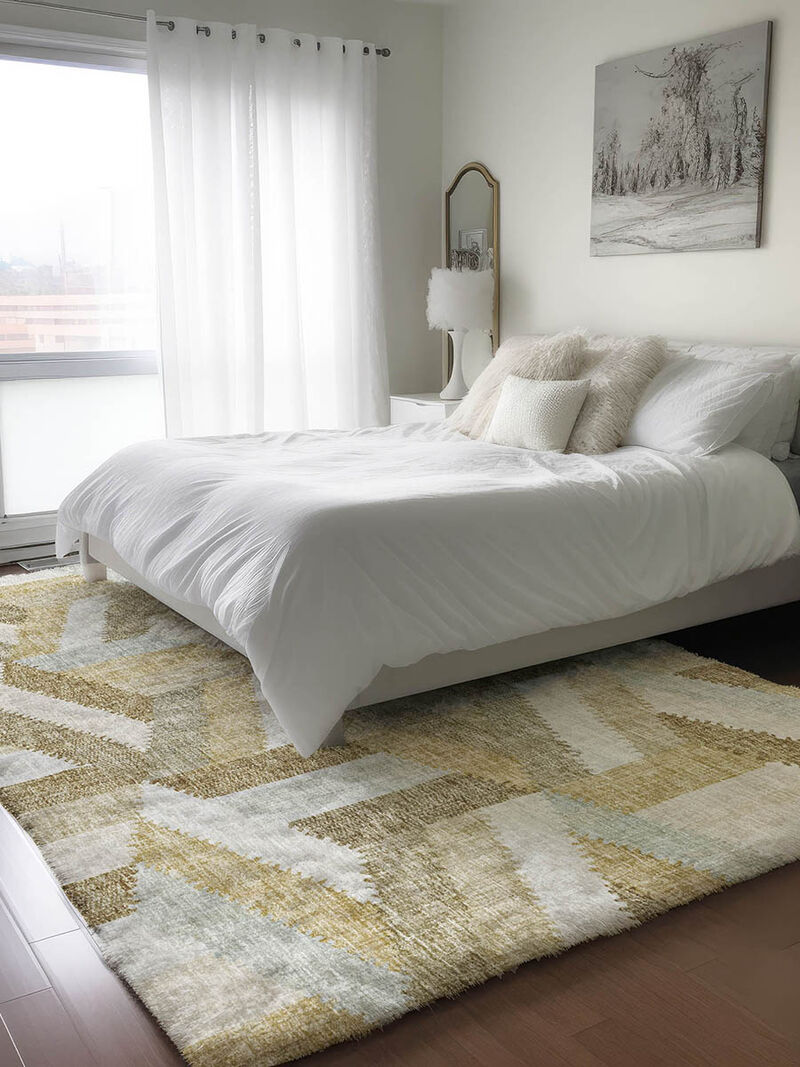 Lorenzo LN1 Tan 3' x 5' Rug