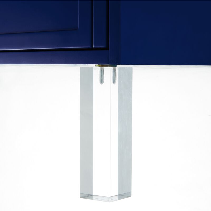 Inspired Home Crystal  Side Table/Accent Table/Nightstand