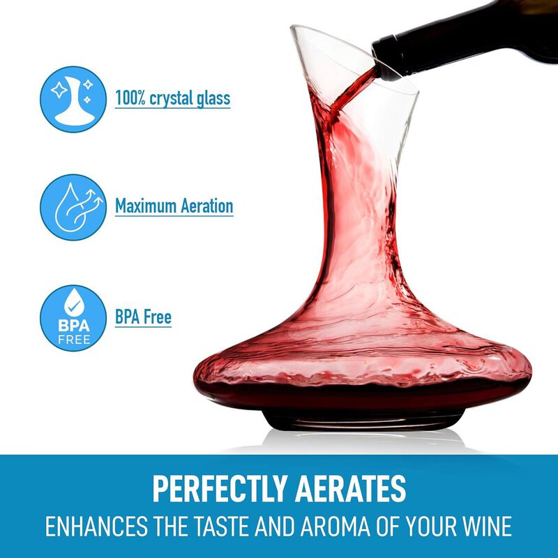 Crystal Red Wine Decanter
