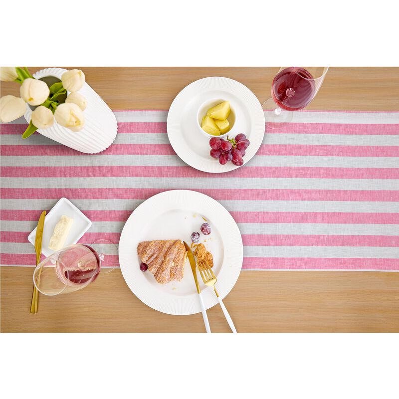 Christmas Linen Table Runner - Sorrento Stripe, Solino Home