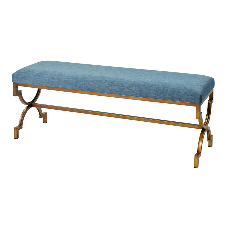 Comtesse Blue Double Bench image number 1