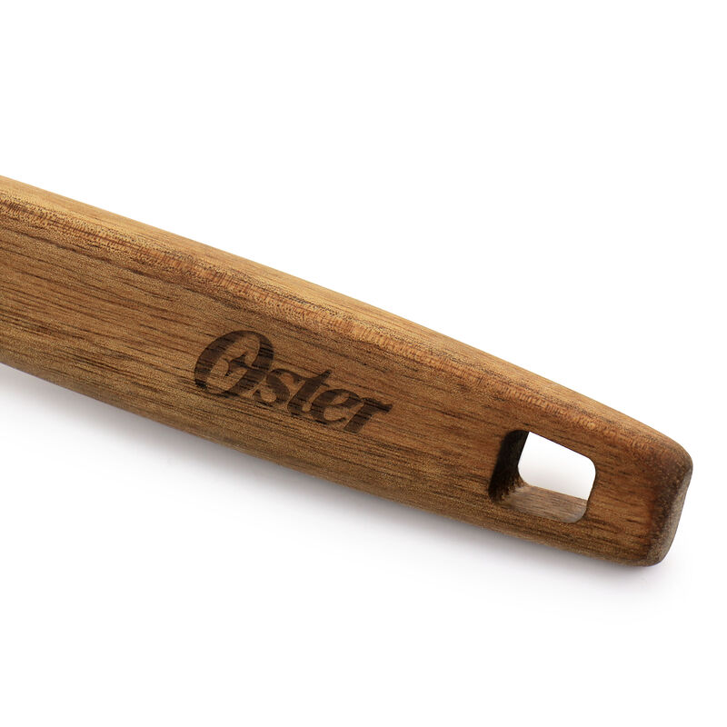Oster Acacia Wood Slotted Spoon Cooking Utensil