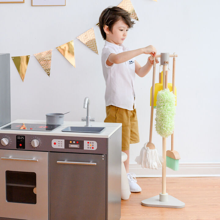 Little Helper 6-Piece Household Cleaning Set with Organizing Stand