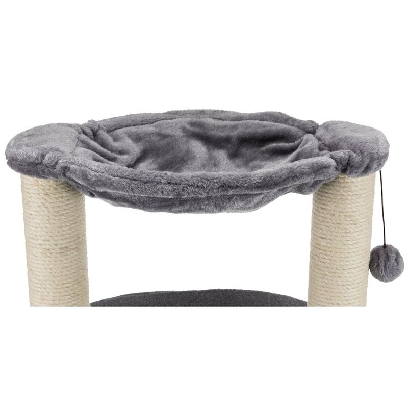 TRIXIE Baza Grande Plush & Sisal Cat Tree, Cat Condo and Hammock, Cat Toy image number 7