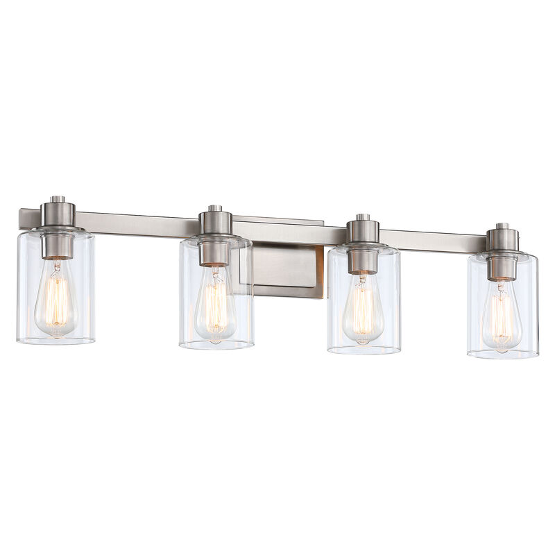 31.5" Modern 4-Light Dimmable Indoor Wall Sconce image number 0