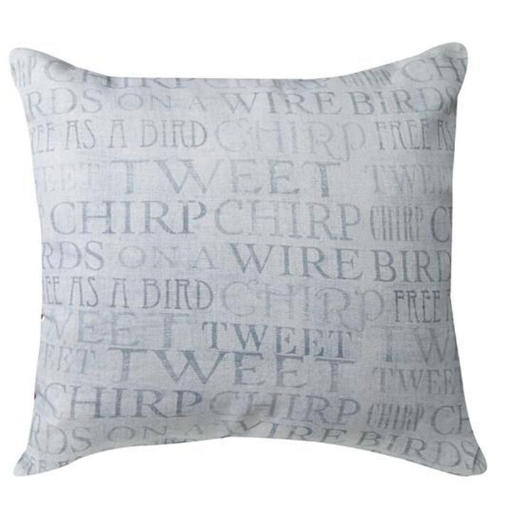 Pair Of Usual Suspects Yellow Birds On Wire 18in Decorative Throw Pillows